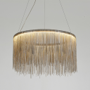 Loft Industry Modern - Metall Rain Chandelier